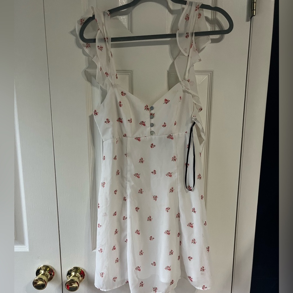 Forever 21 White and Floral Dress